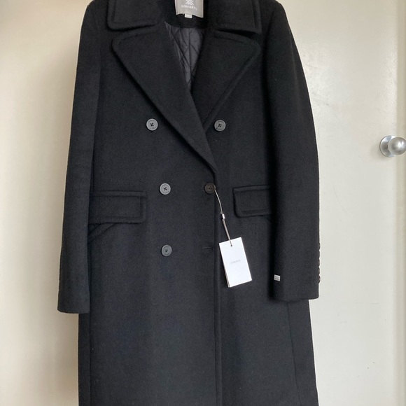 BNWT Soia Kyo Classic Wool Coat - Picture 8 of 8